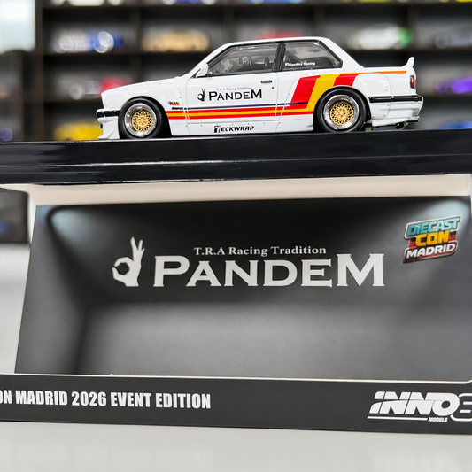 BMW E30 Pandem Rocket Bunny – INNO64 Diecast Con Madrid 2026 – Escala 1:64