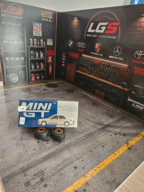 Mercedes-Benz 190 E 2.3-16 #11 Ayrton Senna – MINI GT – Escala 1:64