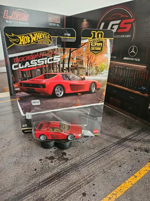 Ferrari Testarossa – Hot Wheels Premium Car Culture Modern Classics – Escala 1:64
