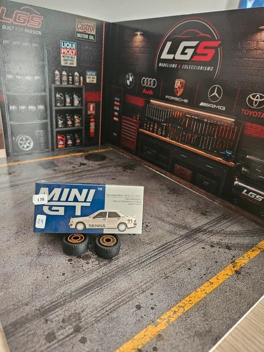 Mercedes-Benz 190 E 2.3-16 #11 Ayrton Senna – MINI GT – Escala 1:64