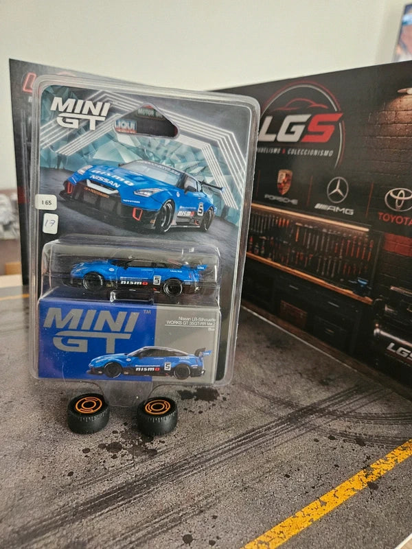 Nissan LB-Silhouette WORKS GT 35GT-RR Ver.2 Blue – MINI GT – Escala 1:64