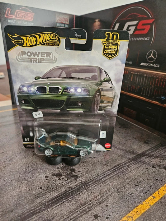 BMW M3 E46 – Hot Wheels Premium Car Culture Power Trip – Escala 1:64
