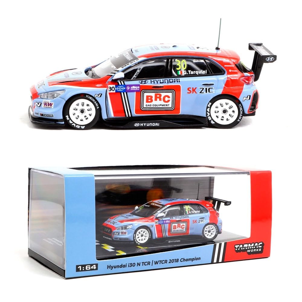 Hyundai i30 N TCR #30 Gabriele Tarquini – Tarmac Works – Escala 1:64