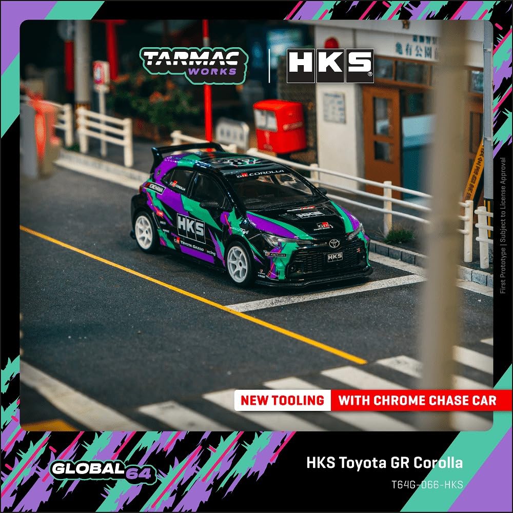 Toyota GR Corolla HKS – Tarmac Works – Escala 1:64