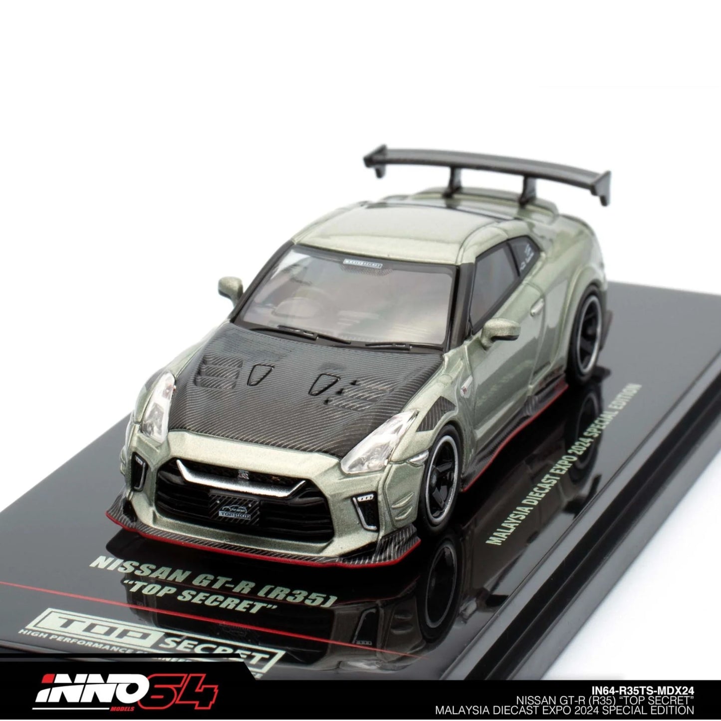 Nissan GT-R R35 TOP SECRET – INNO64 Malaysia Diecast Expo 2024 – Escala 1:64