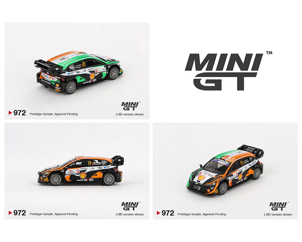 Hyundai i20 N Rally1 #11 MINI GT – Rally Croatia 2023 – Escala 1:64