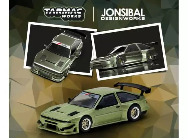 Toyota Sprinter Trueno AE86 Widebody Jonsibal – Tarmac Works – Escala 1:64