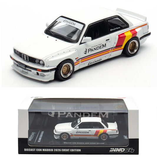 BMW E30 Pandem Rocket Bunny – INNO64 Diecast Con Madrid 2026 – Escala 1:64